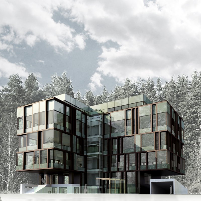 Архитектурный проект «4-х квартирный жилой дом» — МОА