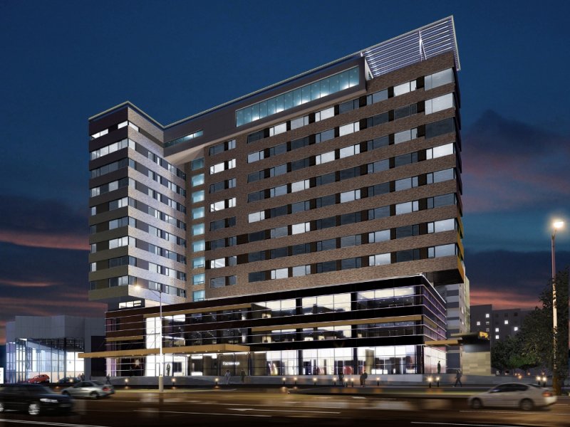 Фото проекта «Гостиница на 200 мест и многоуровневая автостоянка» — МОА