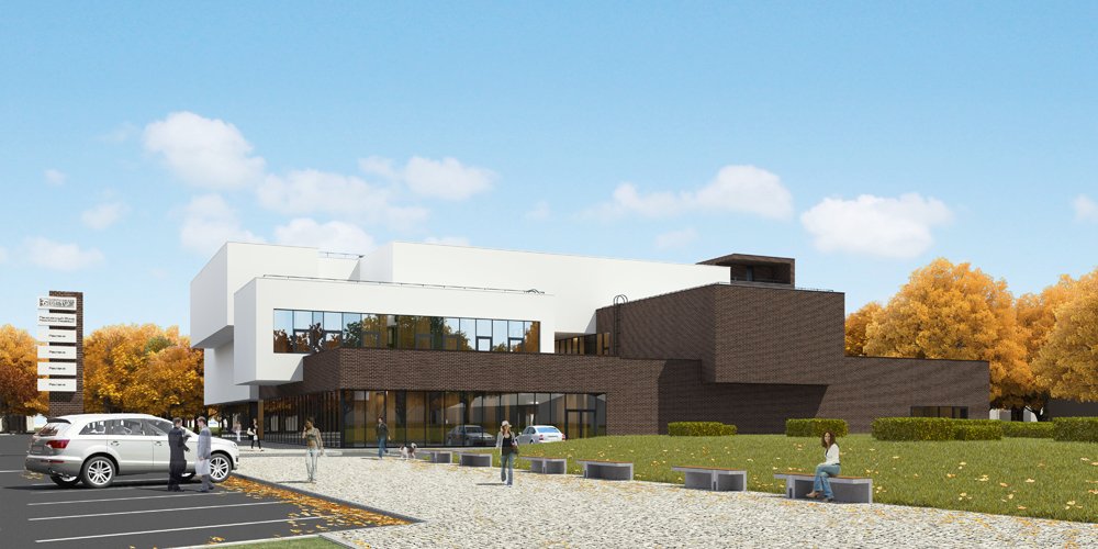 Архитектурный проект «Общественно-торговый центр» — Торгово-развлекательный центр — Краснодарский край, г. Гулькевичи, ул. Комсомольская, 97 — проектирование 2011 — МОА