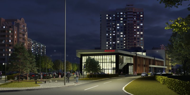 Фото проекта «Торгово-спортивный комплекс» — МОА