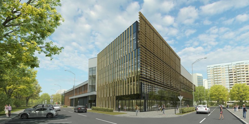 Архитектурный проект «Торгово-спортивный комплекс» — МОА