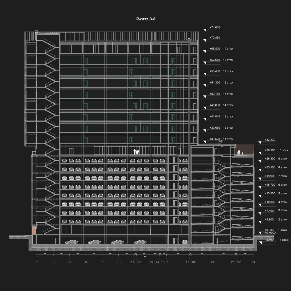 Фото проекта «Бизнес центр со спортивным комплексом» — МОА