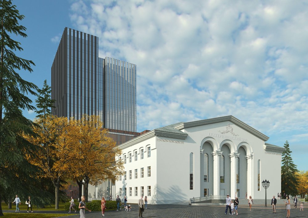 Фото проекта «Бизнес центр со спортивным комплексом» — МОА