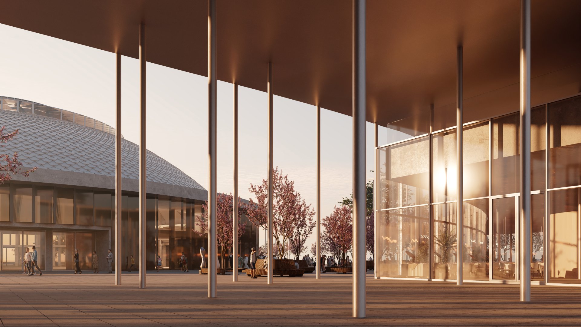 Архитектурный проект «Сенной рынок» — Многофункциональное здание — Краснодарский край, г. Краснодар, Россия — проектирование 2025 — МОА